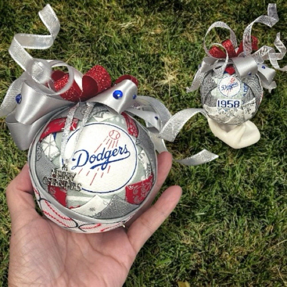 Christmas Ornament, Los  Angeles Dodgers, Baseball Fan, Holiday Gift,